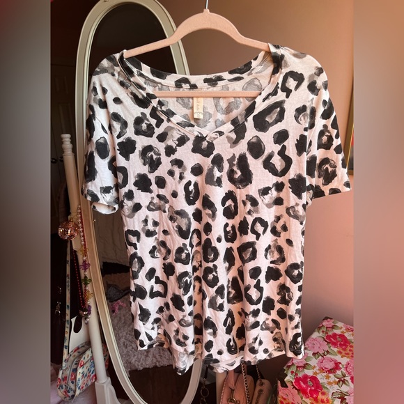 Altar'd State Tops - Altard State Leopard Tee